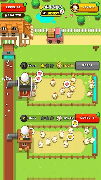 Screenshot Permainan - Susun Atur Ladang
